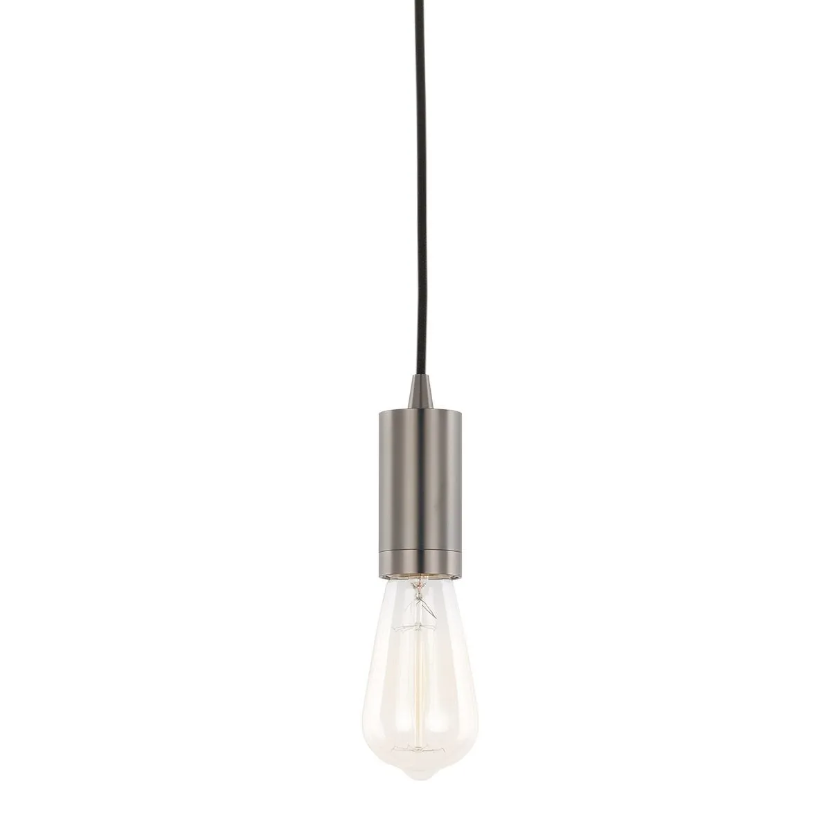 Moderna, nowoczesna oprawka wisząca, czarna, E27, DS-M-038 MATT BLACK